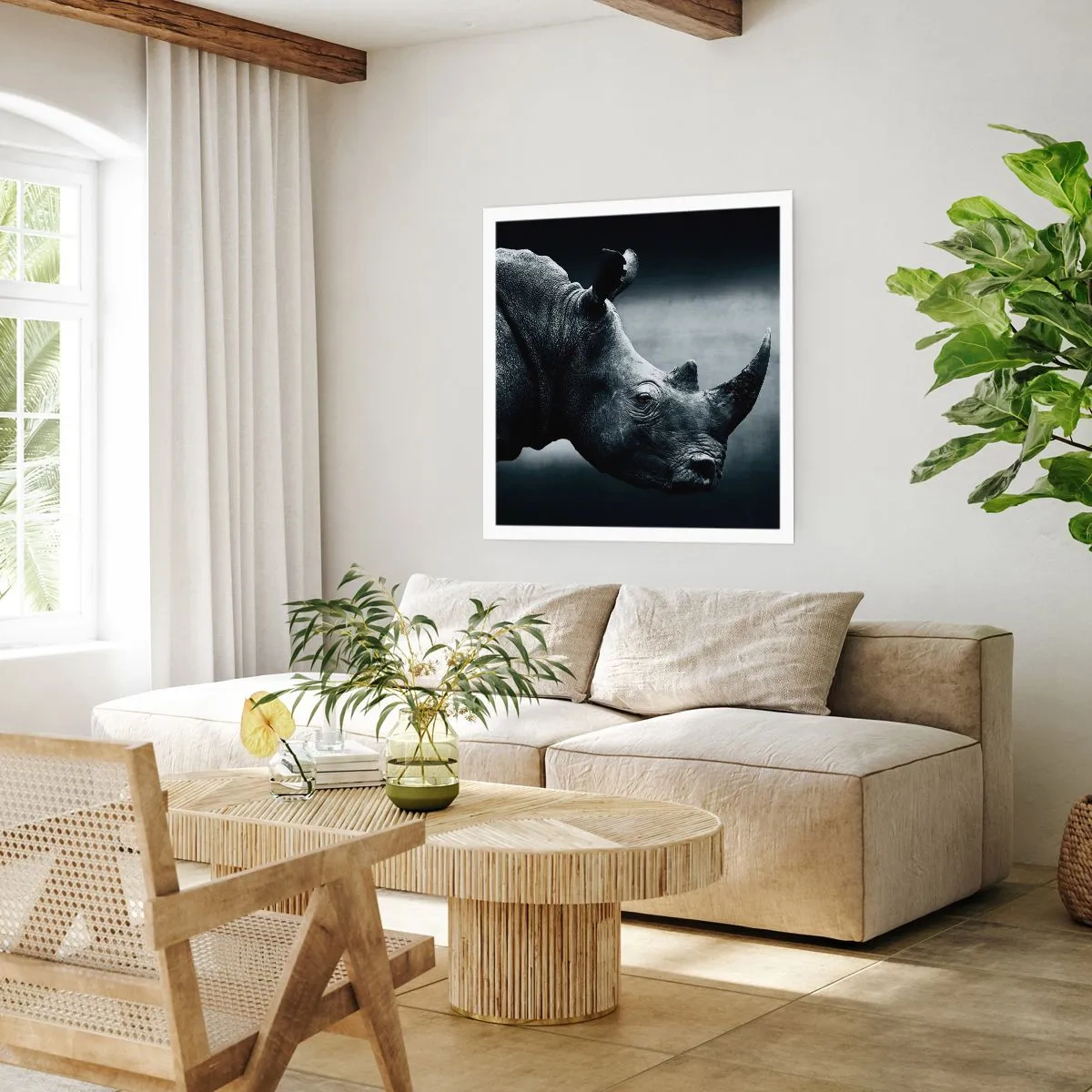 Plagát - Pravý profil - 60x60 cm