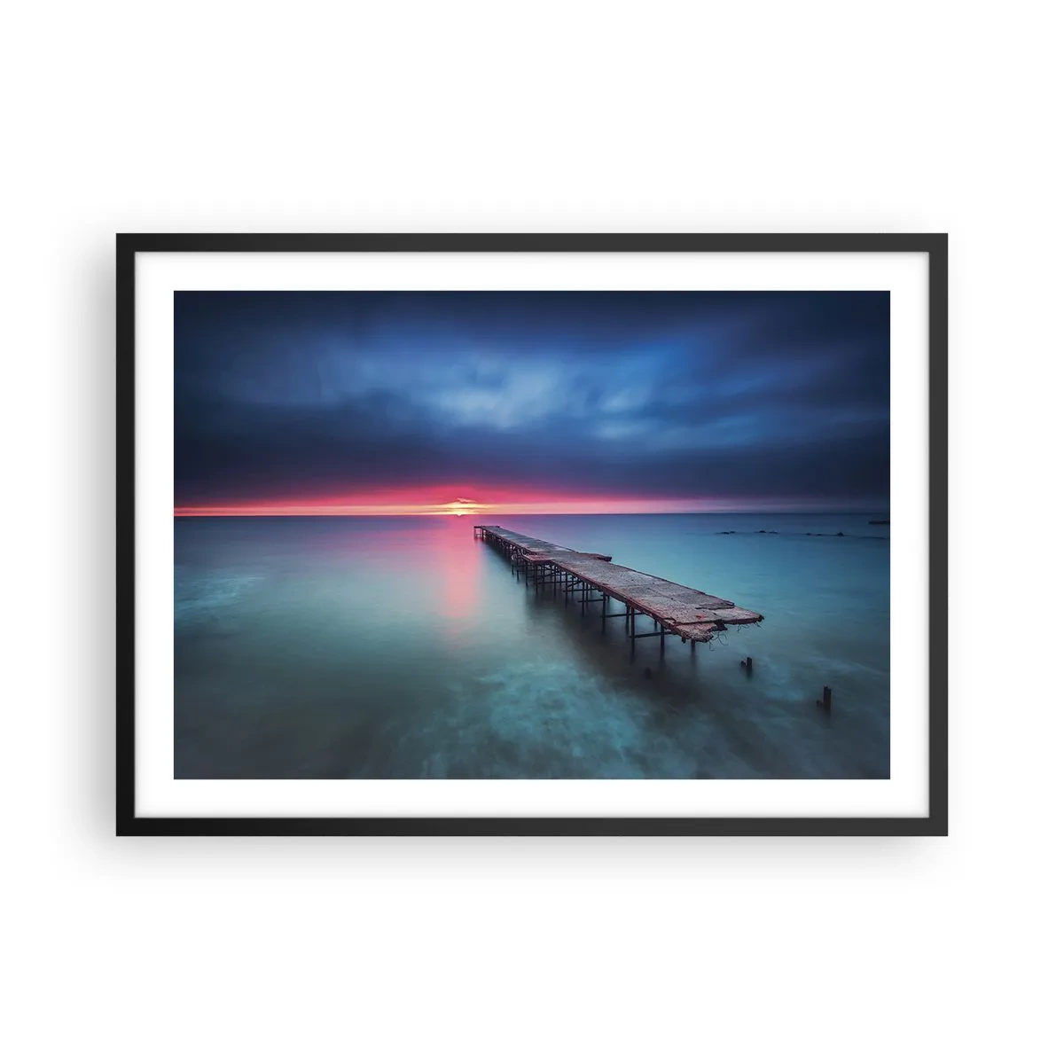 Plagát v čiernom ráme - Medzi nebom a zemou - 70x50 cm