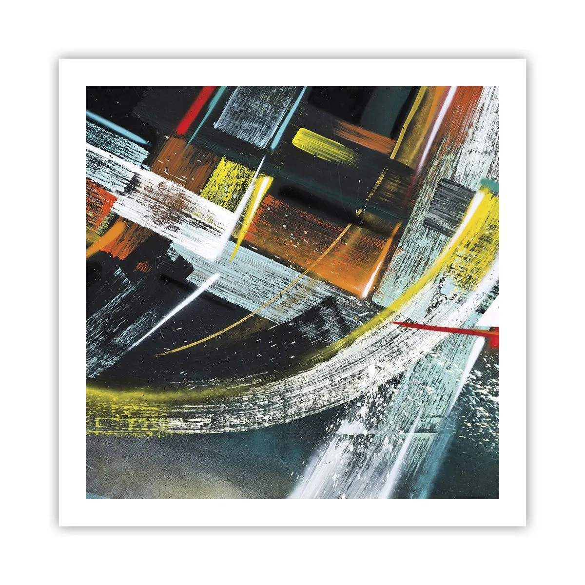 Plagát - Energia pohybu - 60x60 cm