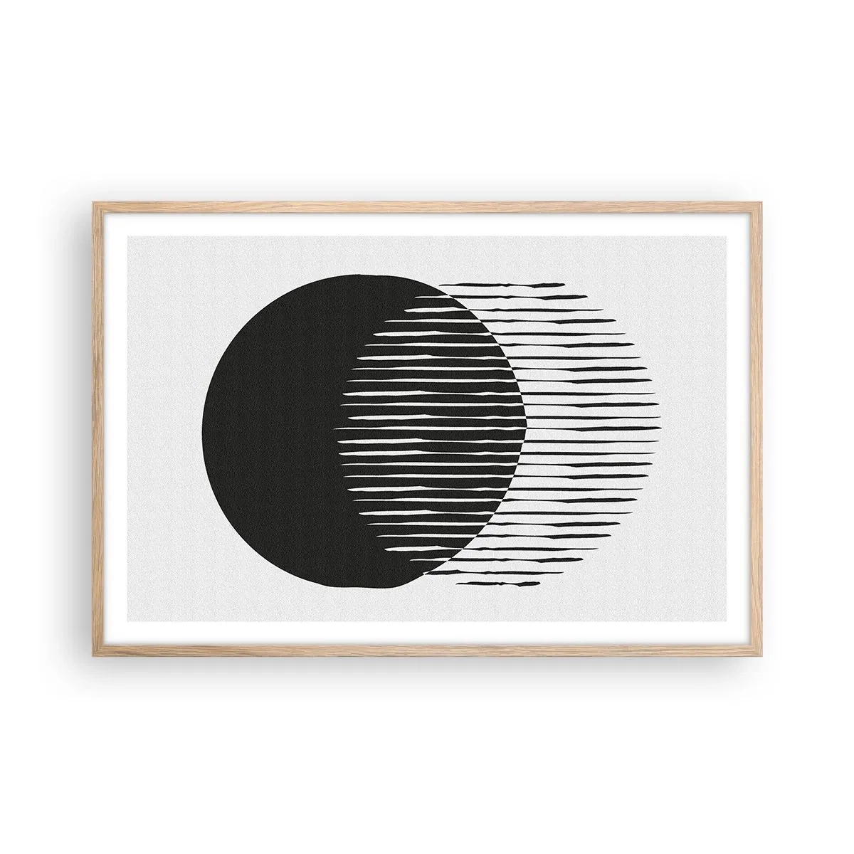 Plagát v ráme zo svetlého duba - Jeho alter ego - 91x61 cm