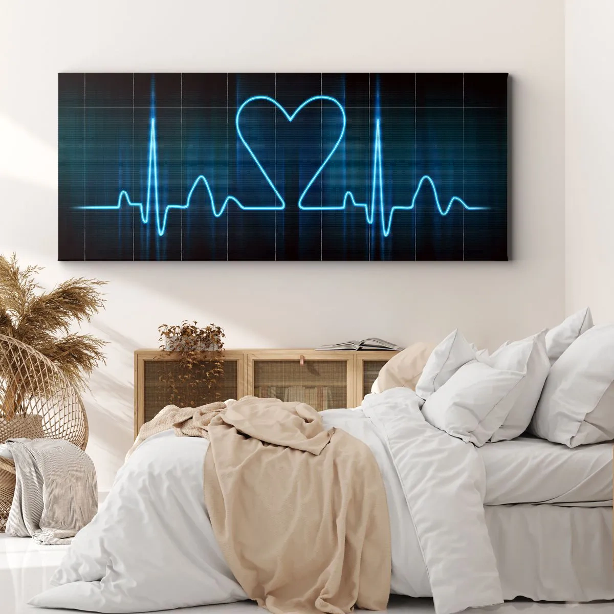 Obraz na plátne - V rytme srdca - 120x50 cm
