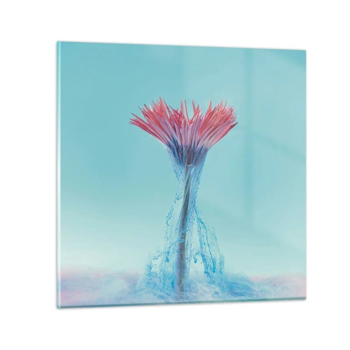 Obraz na skle - V osviežujúcom objatí - 30x30 cm