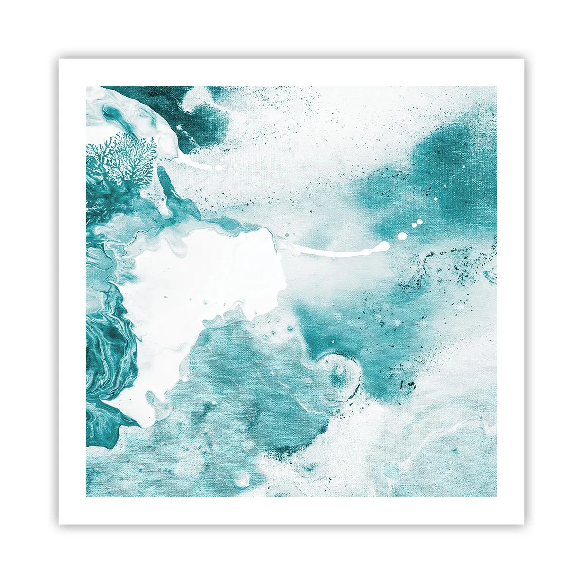 Plagát - Povodie modrej - 60x60 cm