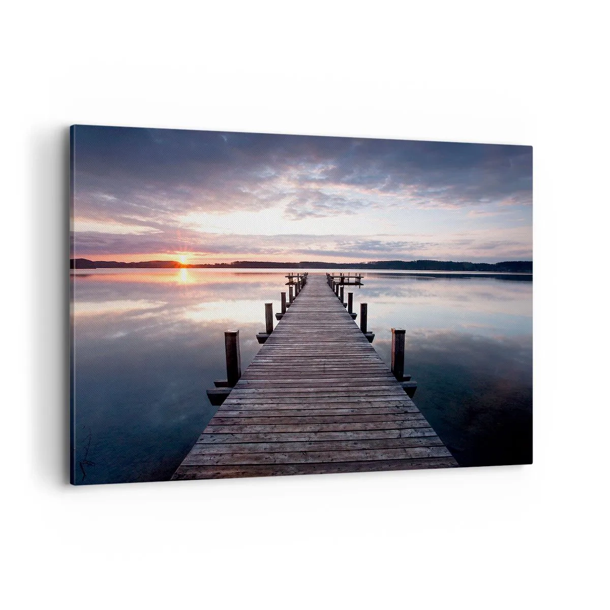 Obraz na plátne - Tichá hranica medzi dňom a nocou - 100x70 cm