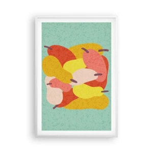 Plagát v bielom ráme - Ochutnajte letné slnko - 61x91 cm