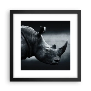 Plagát v čiernom ráme - Pravý profil - 30x30 cm