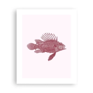 Plagát - Obyvateľka exotických vôd - 40x50 cm