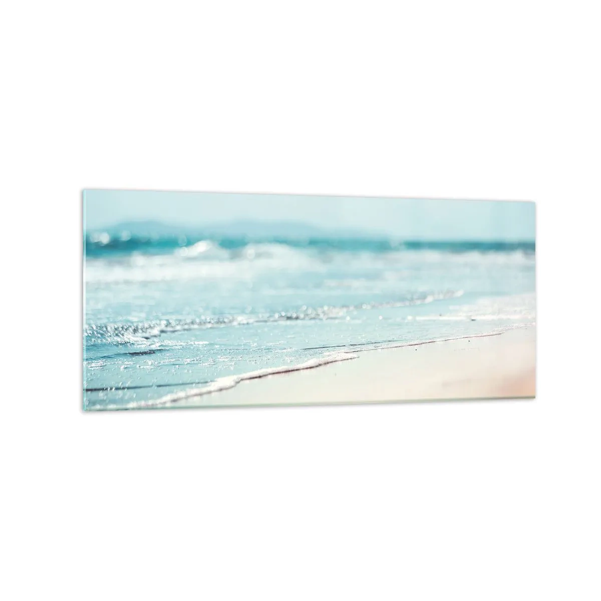 Obraz na skle - Teplo a hluk - 120x50 cm