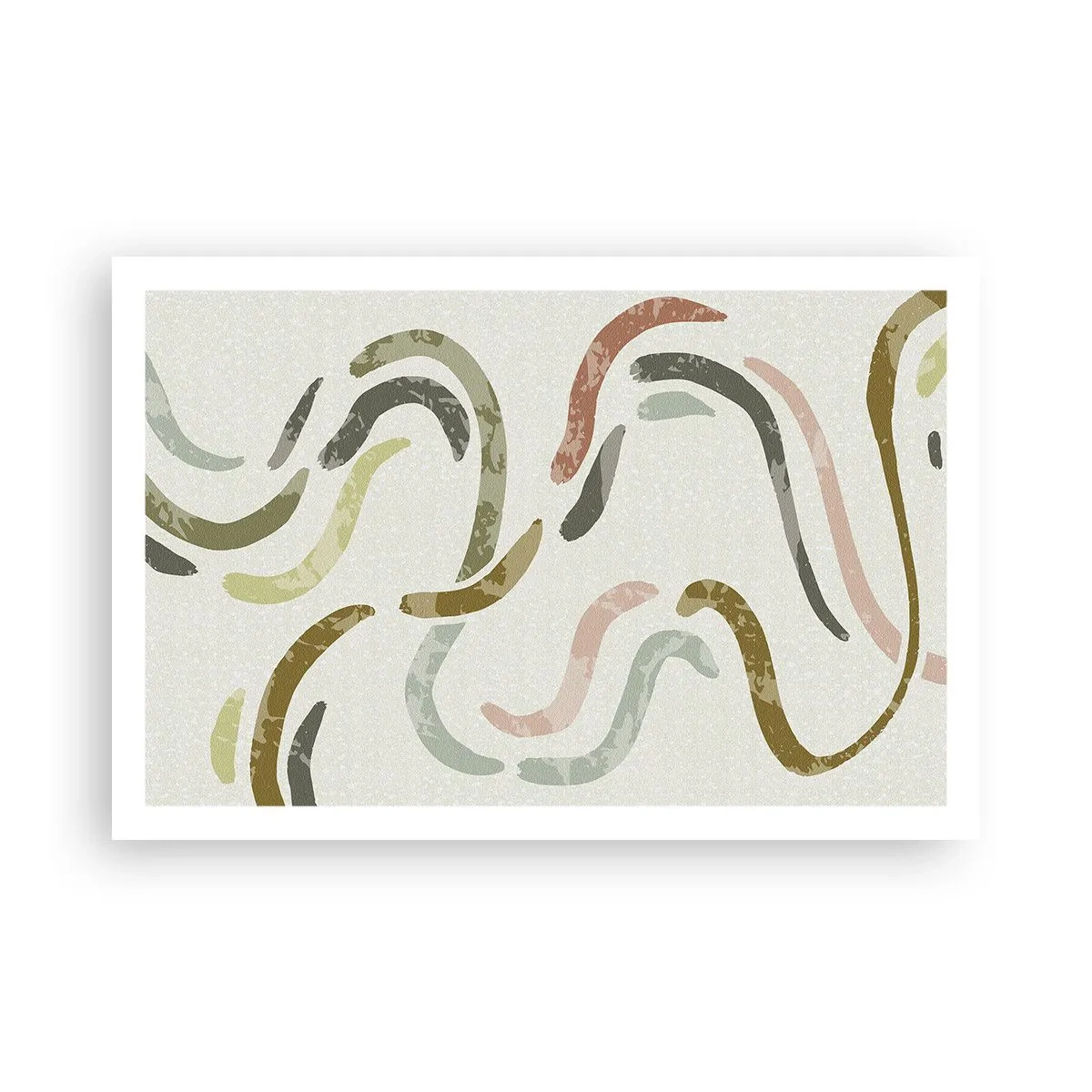 Plagát - Radostný tanec abstrakcie - 91x61 cm