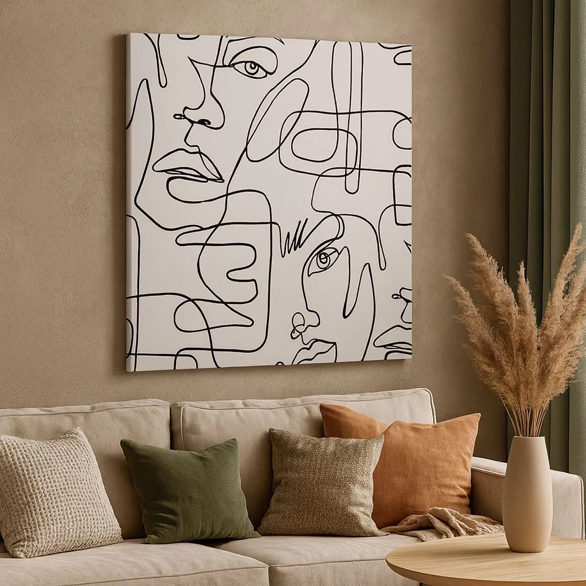 Obraz na plátne - V spletených emóciách - 30x30 cm