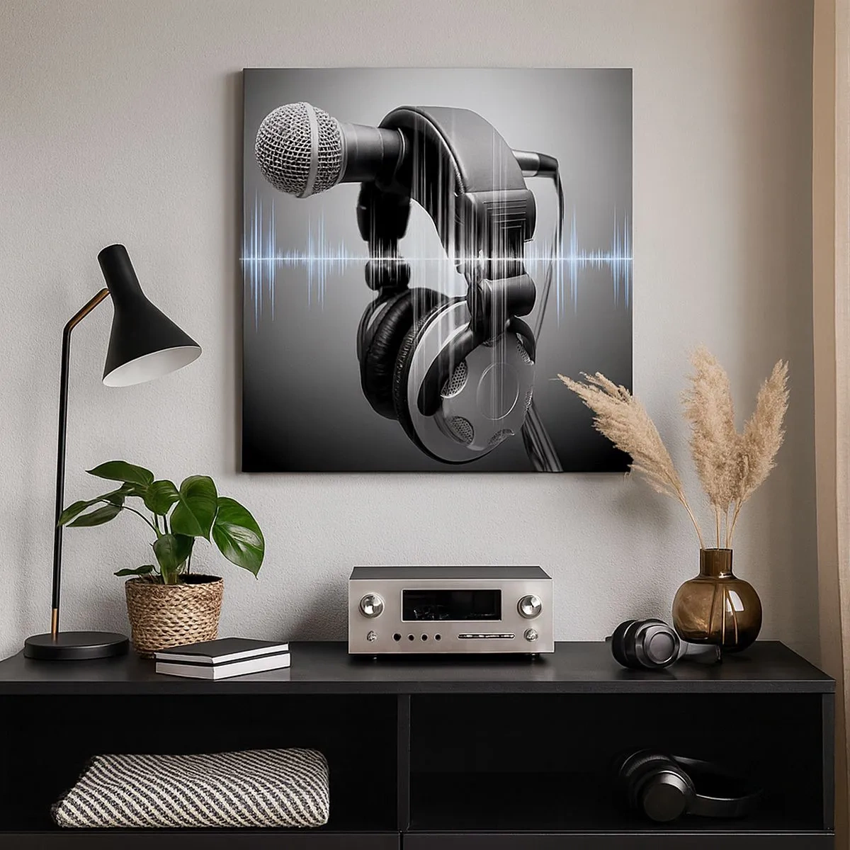 Obraz na plátne - Ešte je počuť spev - 30x30 cm