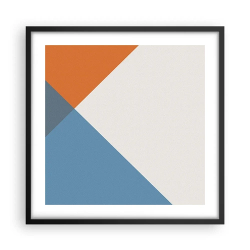 Plagát v čiernom ráme - Pod uhlom… - 50x50 cm