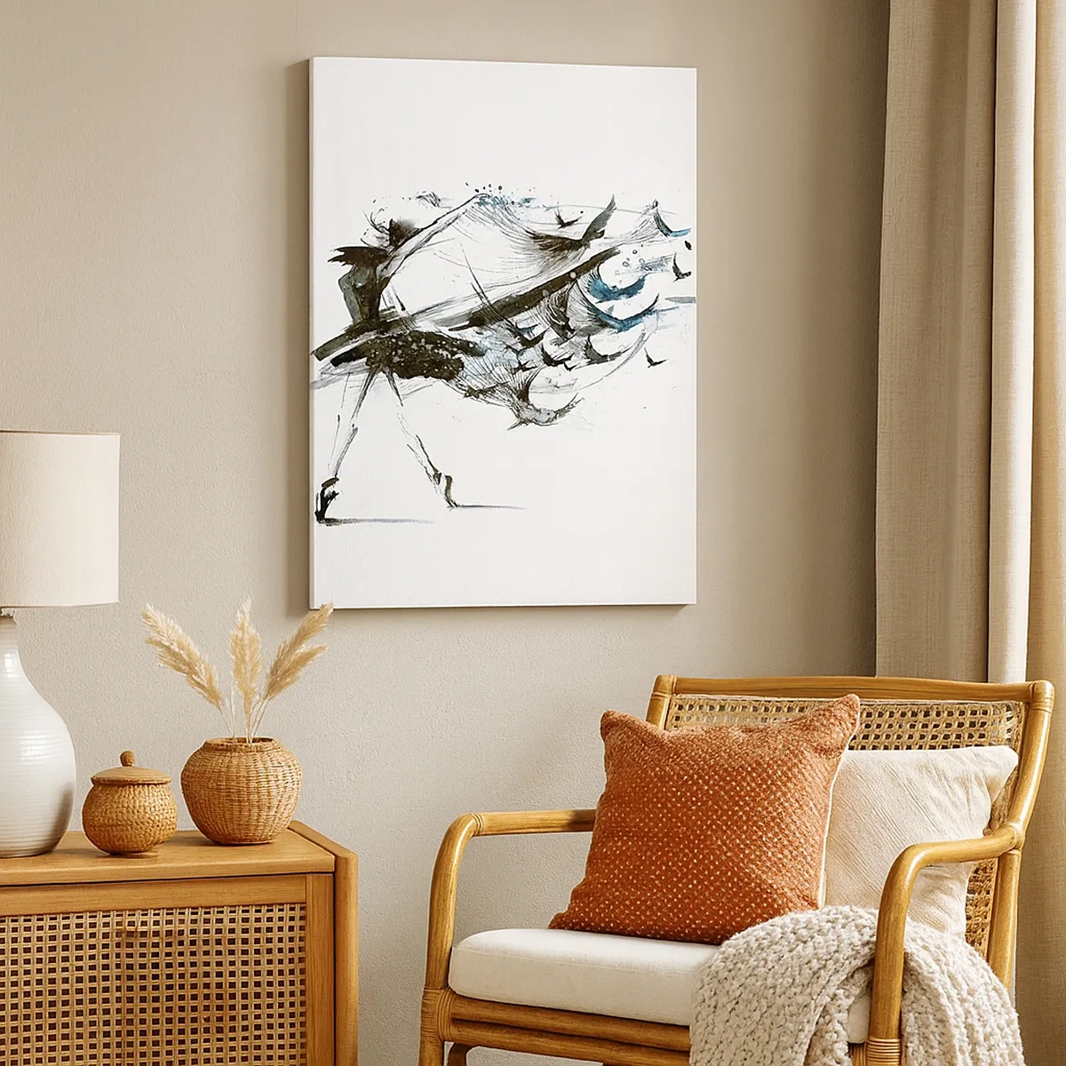 Obraz na plátne - Mágia hudby uvoľňuje od kúzla - 50x70 cm