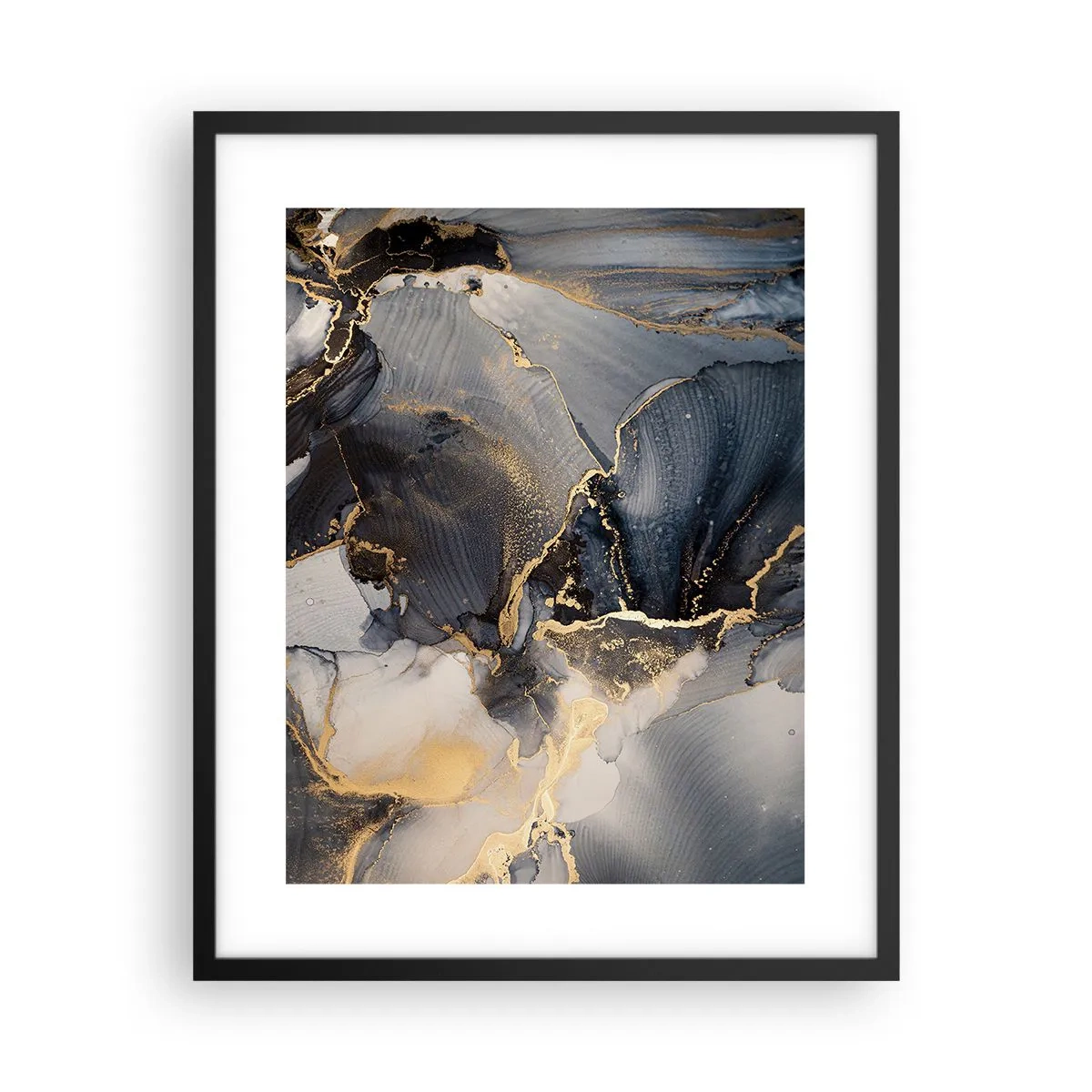 Plagát v čiernom ráme - Život kameňa - 40x50 cm