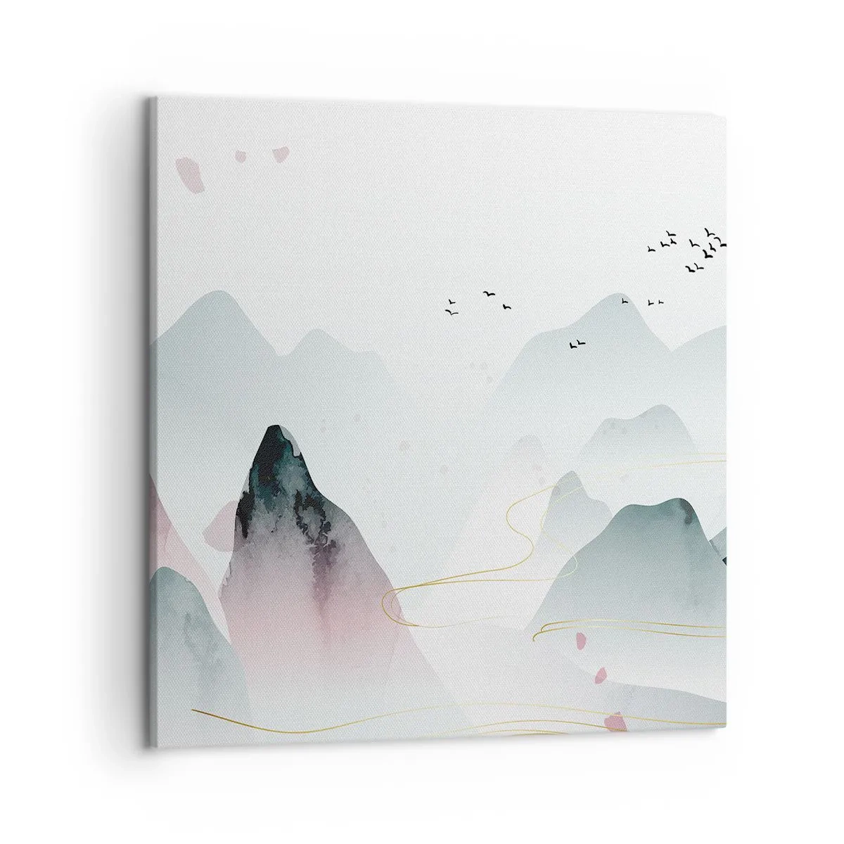 Obraz na plátne - Cez vrcholy - 50x50 cm