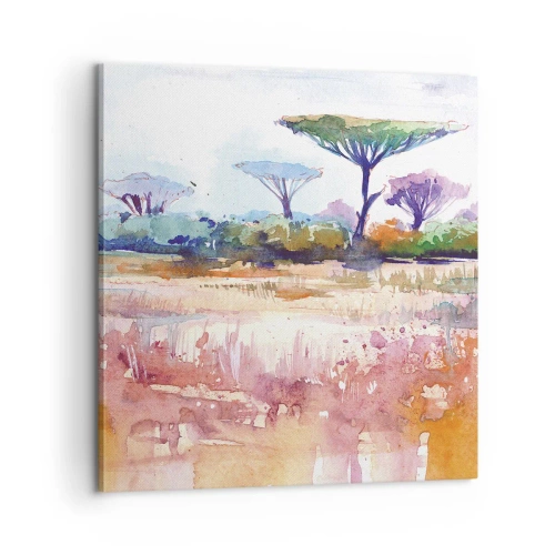 Obraz na plátne - Farby savany - 60x60 cm