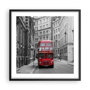 Plagát v čiernom ráme - Všednosť nemusí byť šedá - 50x50 cm