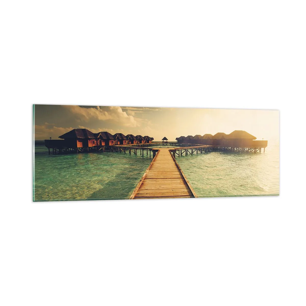 Obraz na skle - Vrelé pozvanie - 90x30 cm