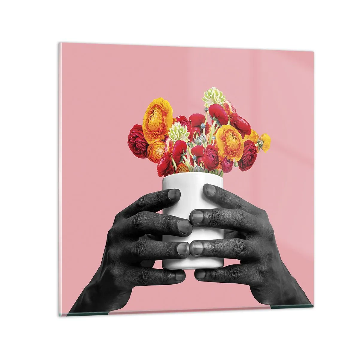 Obraz na skle - Apoteóza života - 40x40 cm