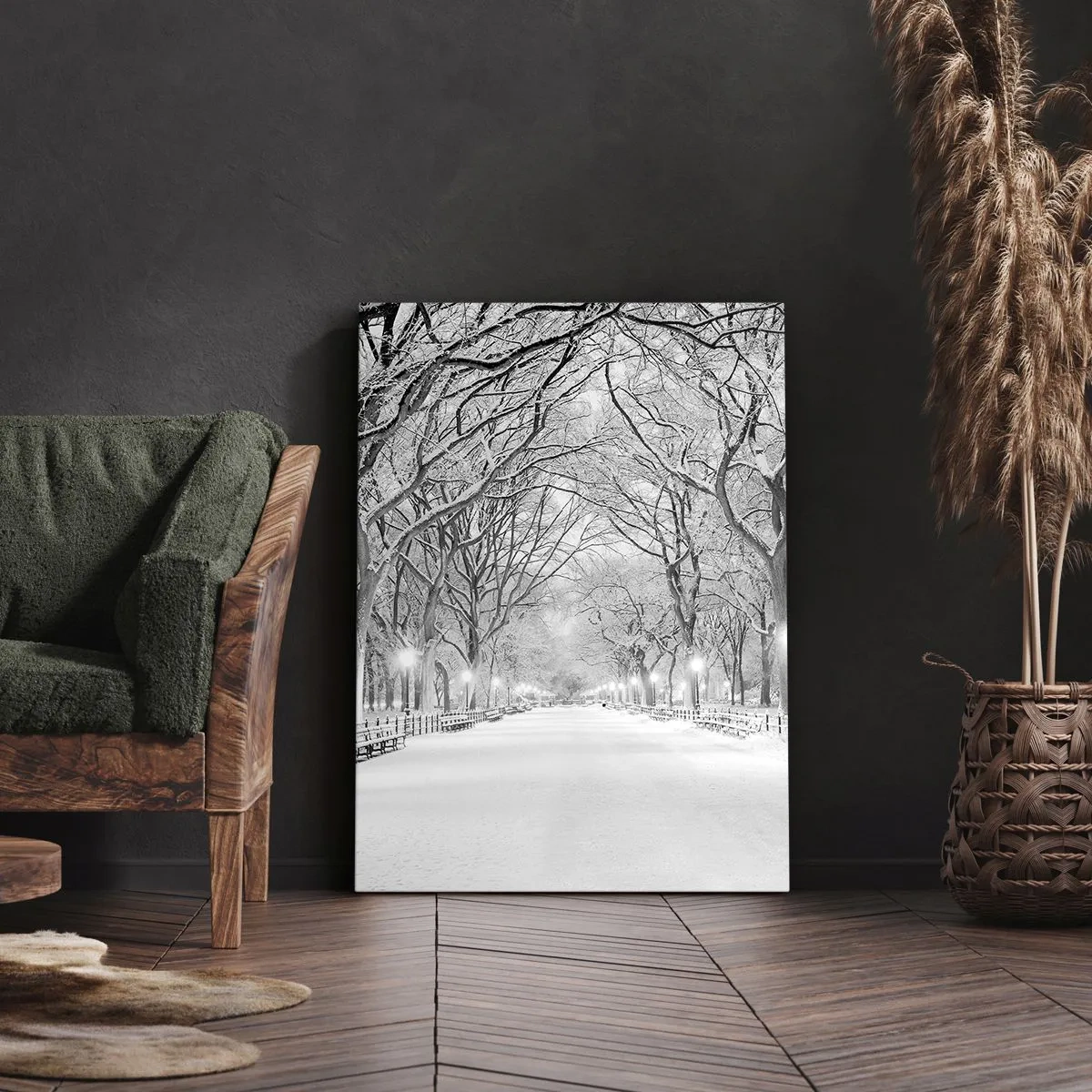 Obraz na plátne - Štyri ročné obdobia – zima - 50x70 cm