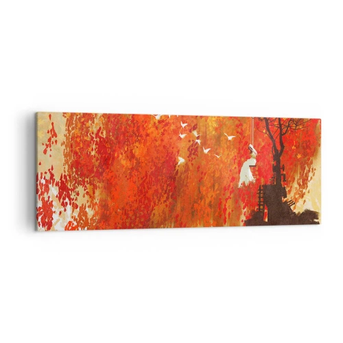 Obraz na plátne - Poletí s nimi? - 140x50 cm