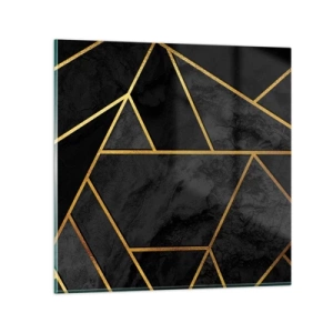 Obraz na skle - Temnota a svetlo - 30x30 cm