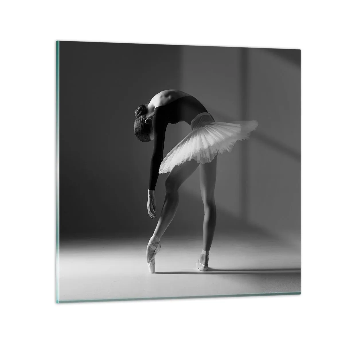 Obraz na skle - Bella ballerina - 70x70 cm