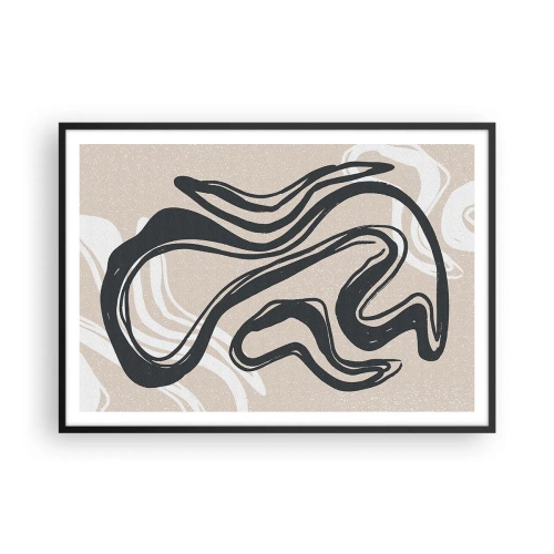 Plagát v čiernom ráme - Znásobená expresia - 100x70 cm