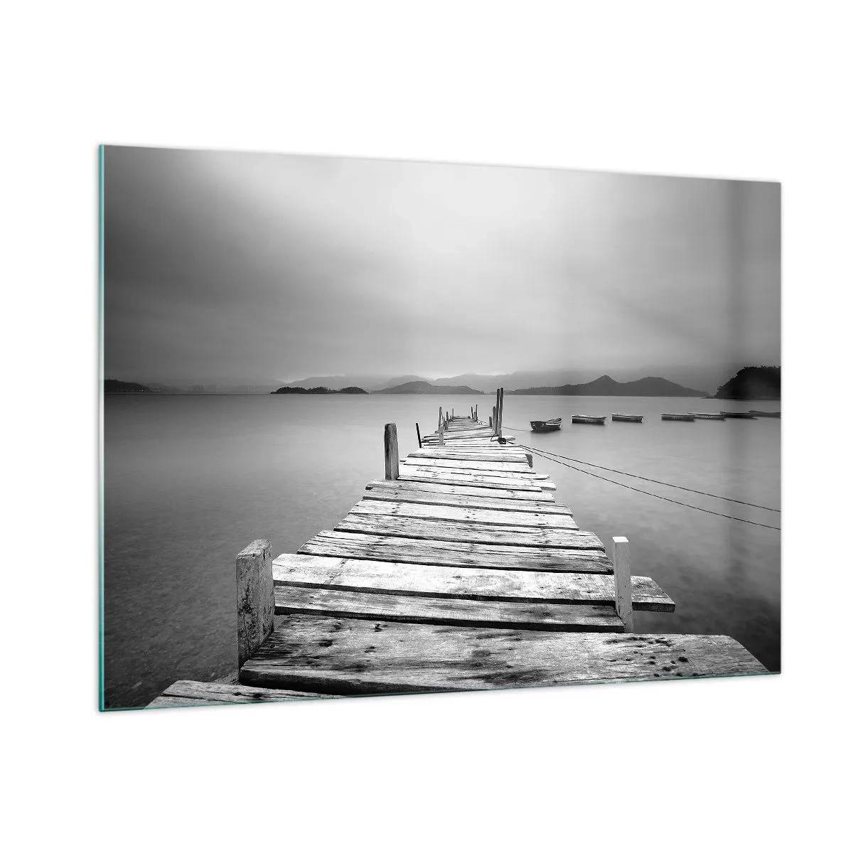 Obraz na skle - Za horami, za morom  - 100x70 cm