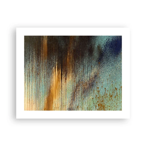 Plagát - Nenáhodná farebná kompozícia - 50x40 cm