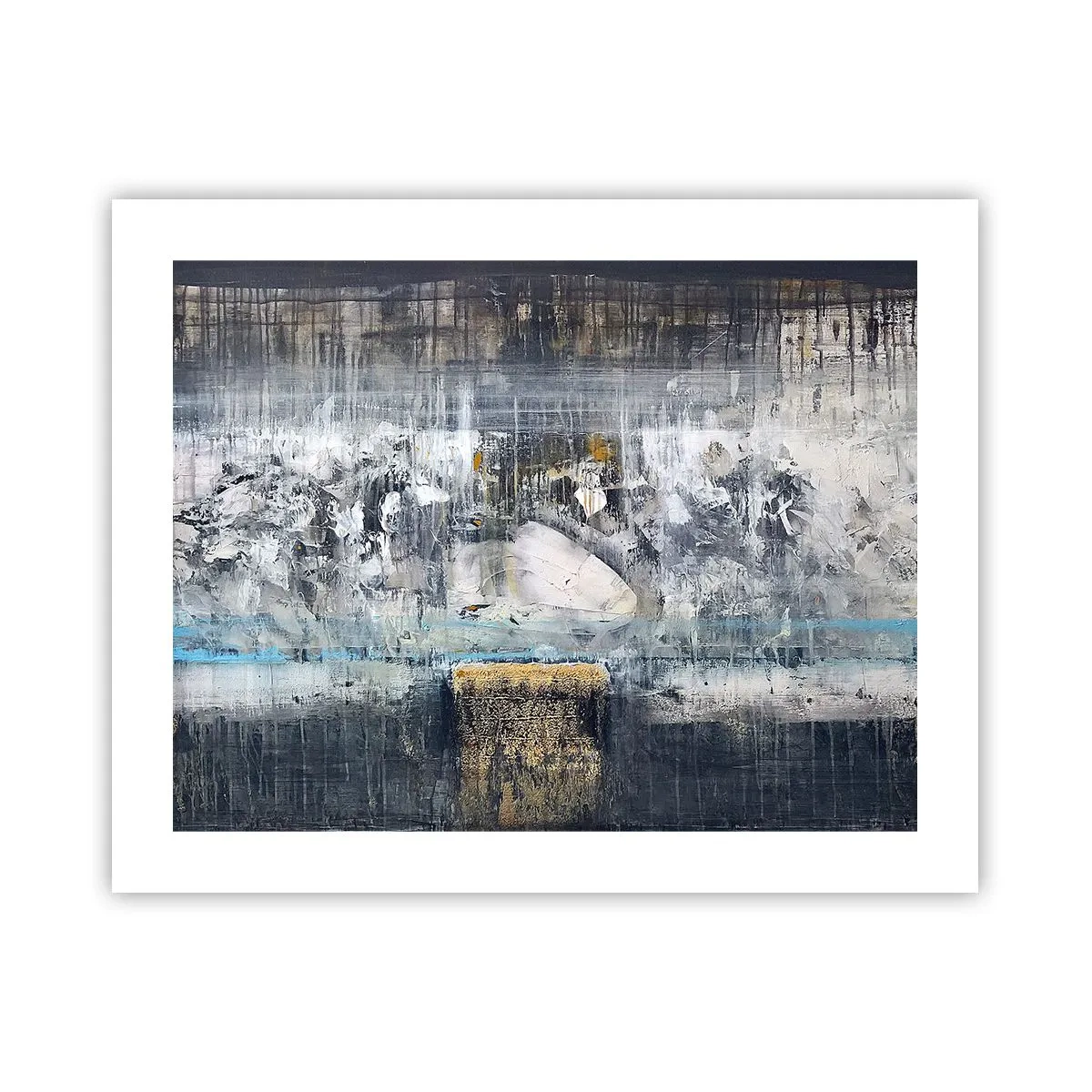 Plagát - Ako na ľade, tak aj na hrude - 50x40 cm