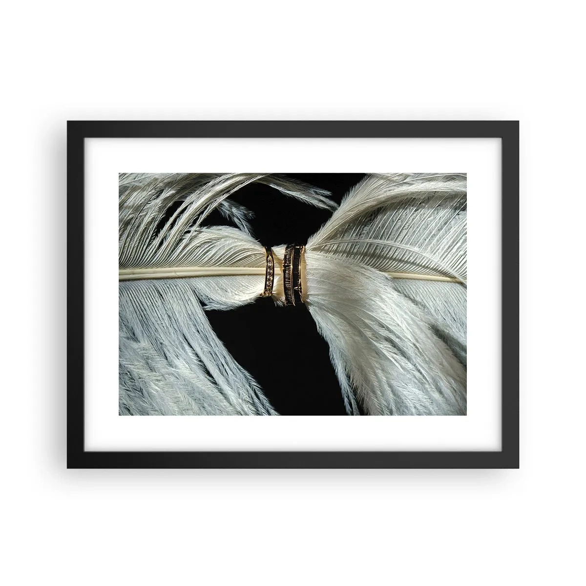 Plagát v čiernom ráme - …a neopustím ťa…. - 40x30 cm