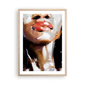 Plagát v ráme zo svetlého duba - Hrdosť bez predsudkov - 50x70 cm