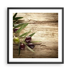 Plagát v čiernom ráme - Priamo od prírody - 50x50 cm