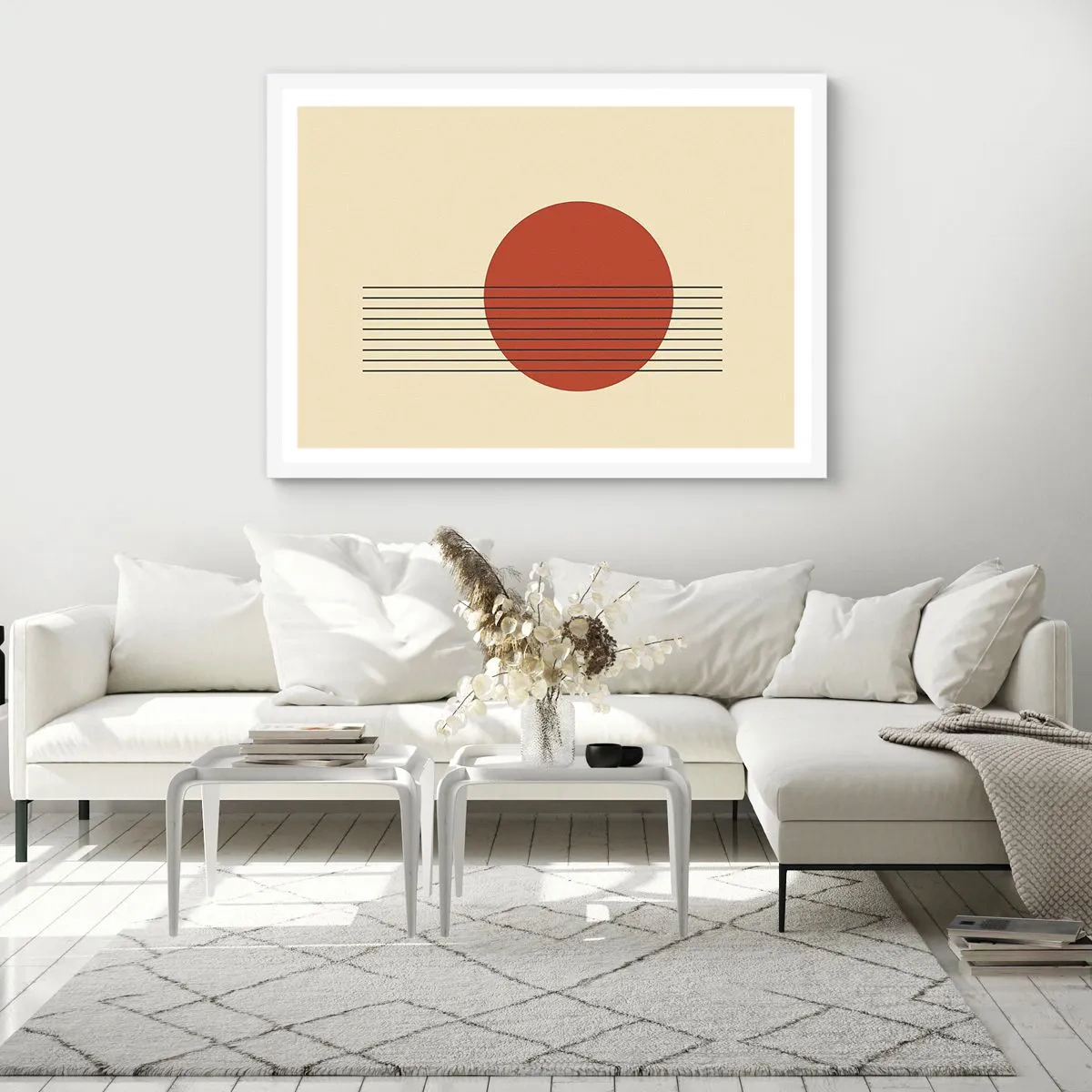 Plagát v bielom ráme - Stále dookola - 50x40 cm