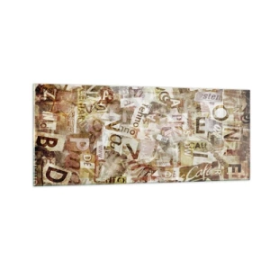 Obraz na skle - Táraniny - 100x40 cm