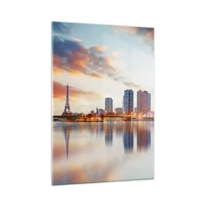 Obraz na skle - Monumentálny pokoj Paríža - 50x70 cm