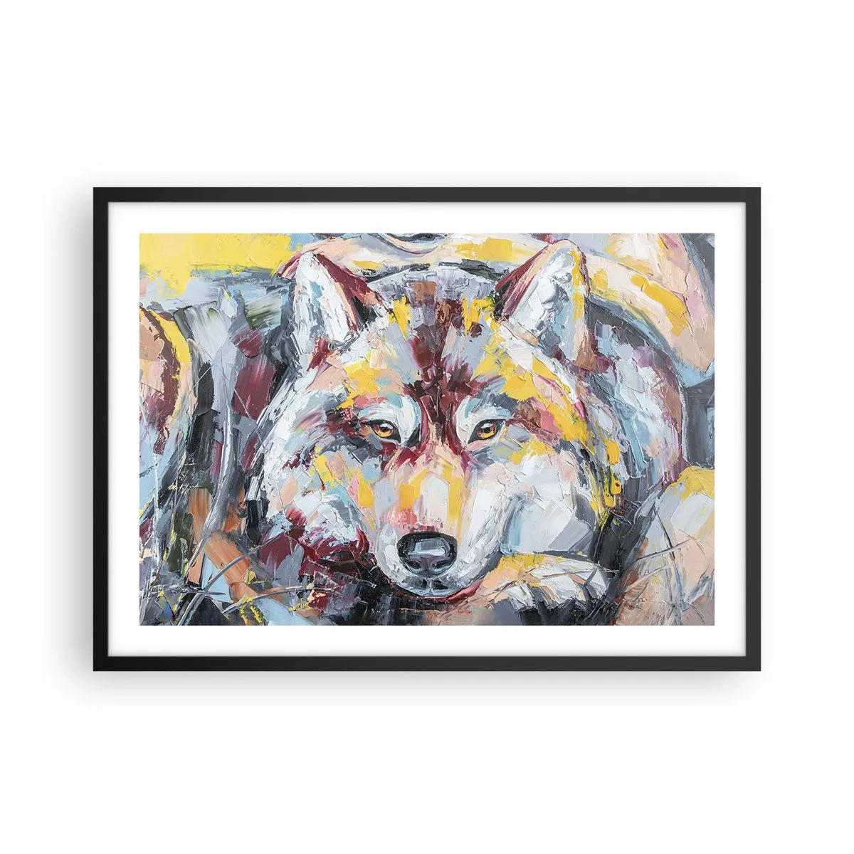 Plagát v čiernom ráme - Pokoj medzi blízkymi - 70x50 cm