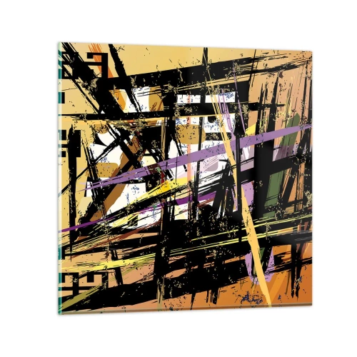 Obraz na skle - Ostrý rez - 50x50 cm