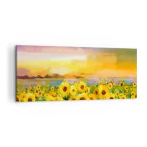 Obraz na plátne - Samotné slnko zostúpilo na zem - 120x50 cm