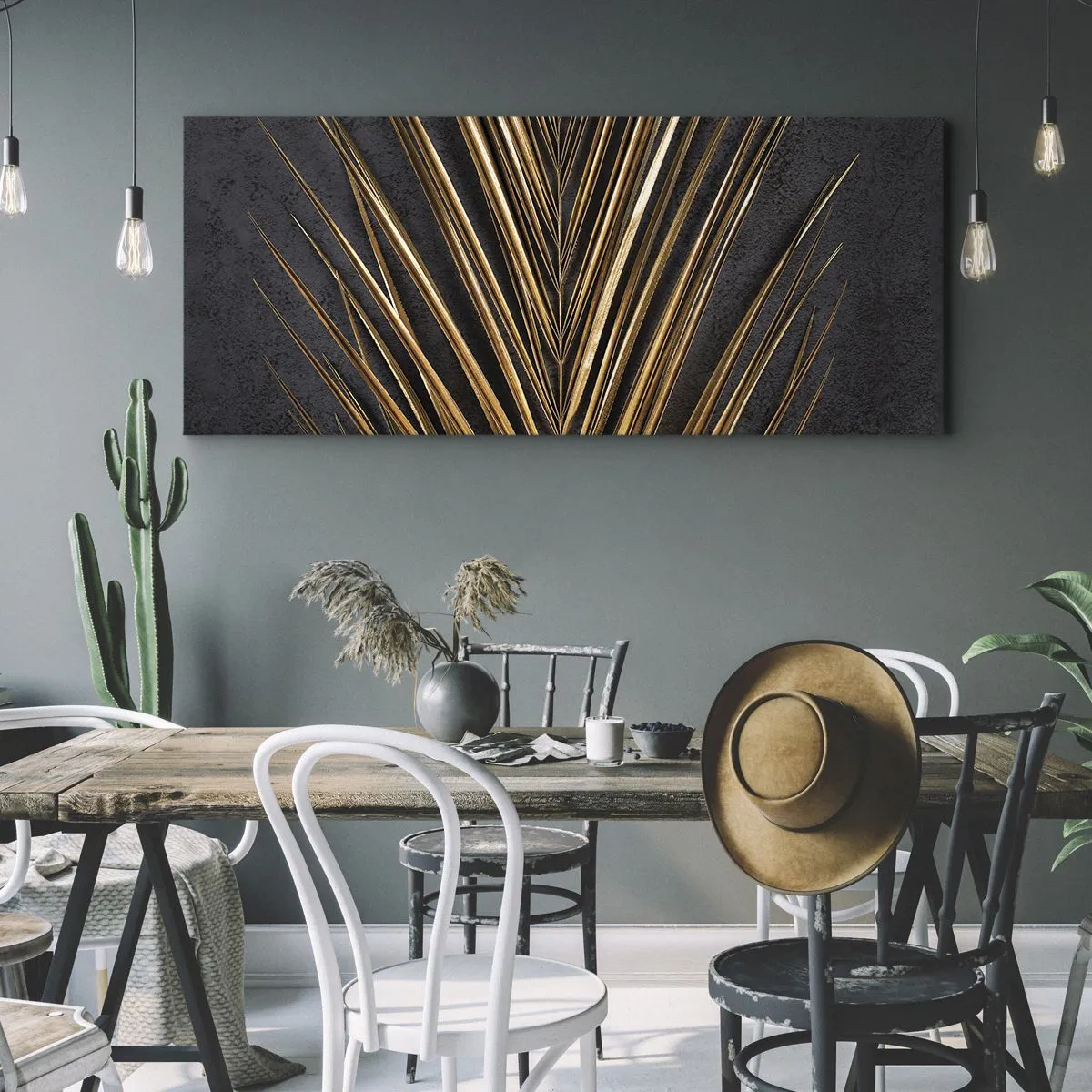 Obraz na plátne - Zlato trópov - 120x50 cm