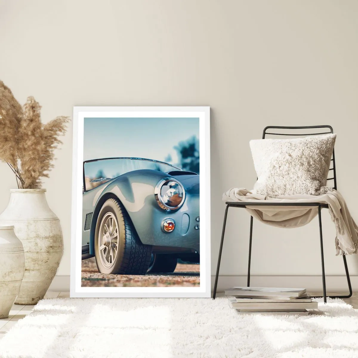 Plagát v bielom ráme - Pretože na štýle záleží - 50x70 cm