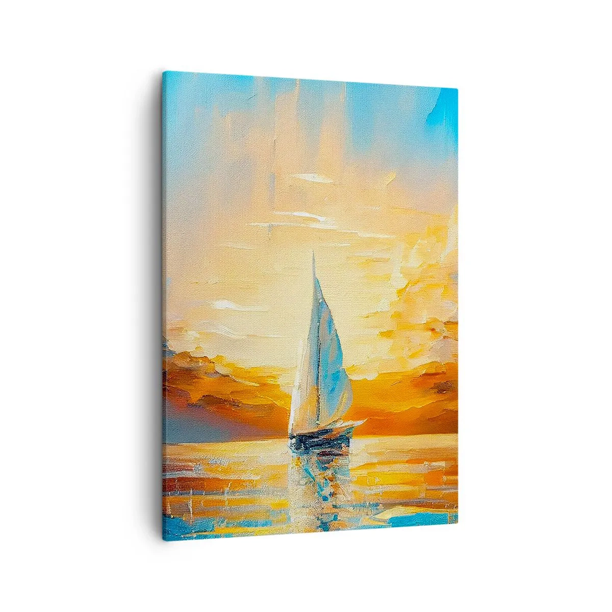 Obraz na plátne - Plavba v zlate - 50x70 cm