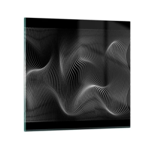 Obraz na skle - Tanec svetla v priestore - 50x50 cm