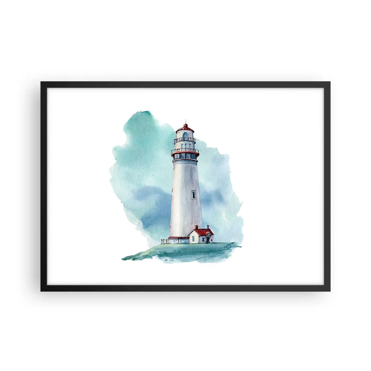 Plagát v čiernom ráme - Nežná sestra blankytu - 70x50 cm