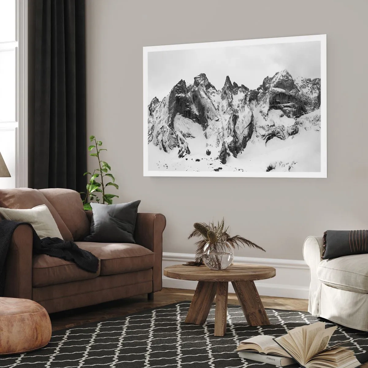 Plagát - Hrozivý žulový hrebeň - 100x70 cm