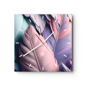 Nástenné hodiny - Vtáčí štýl - 40x40 cm