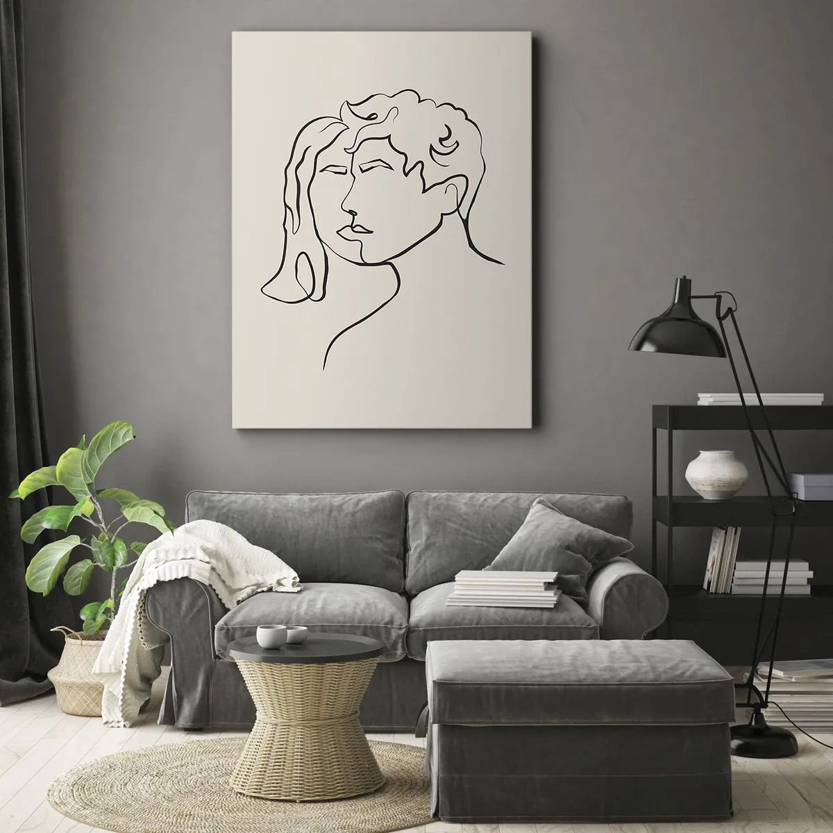 Obraz na plátne - A bola jednota - 80x120 cm