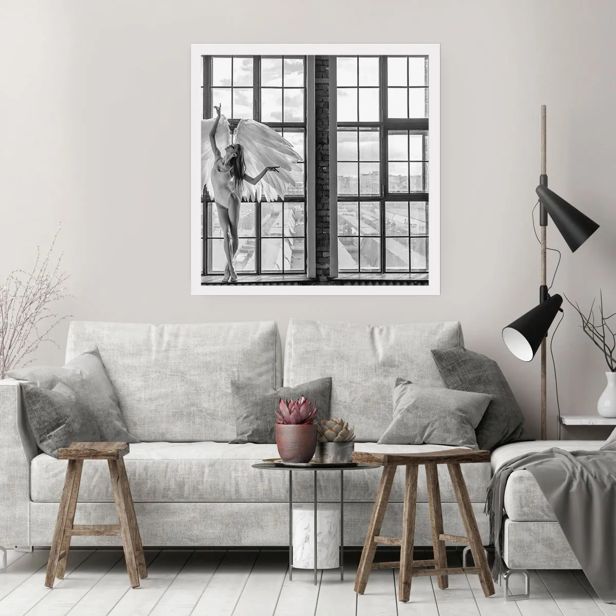 Plagát - Mesto anjelov? - 40x40 cm