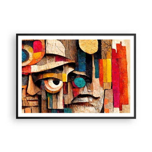 Plagát v čiernom ráme - Vidím ťa… - 100x70 cm